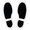 Identity Group Cut-out Footprints 8626